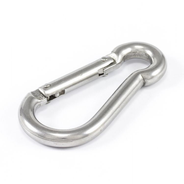 Stainless Steel Spring Hook 10x100mm